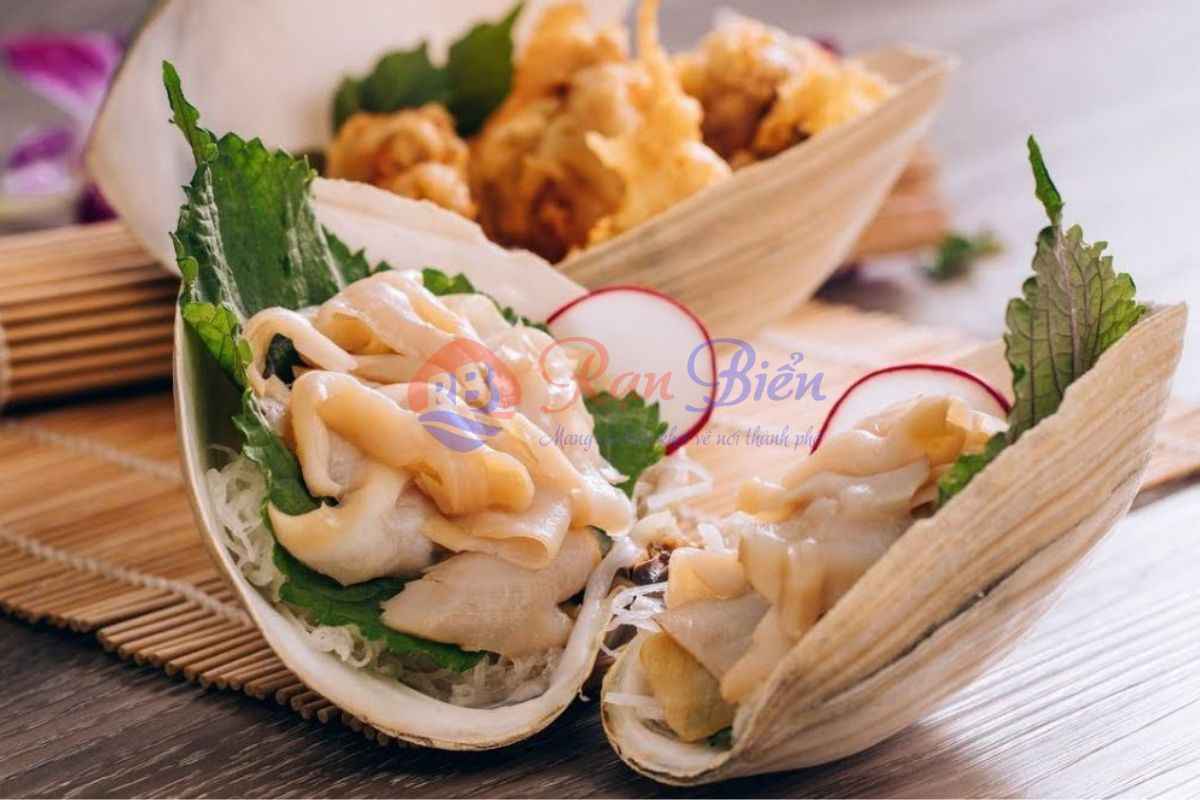 Ốc Vòi Voi Canada Sashimi