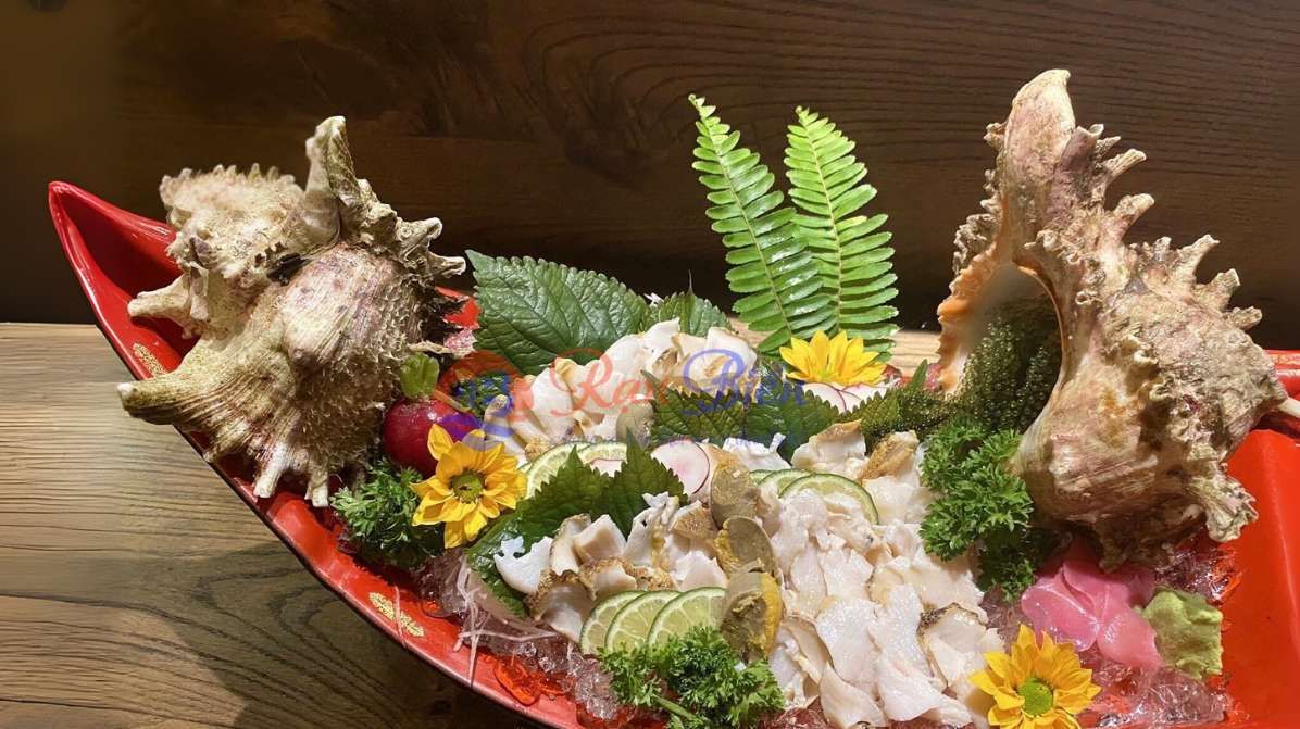 Ốc Gai Sashimi