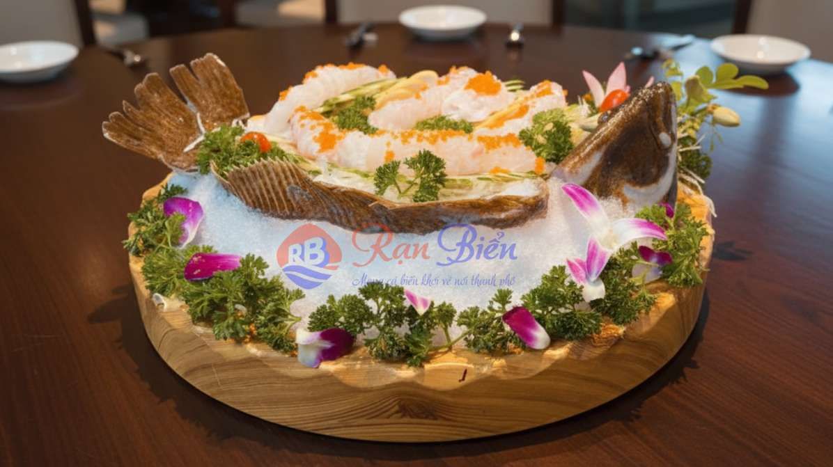Sashimi Cá Bơn Hàn Quốc